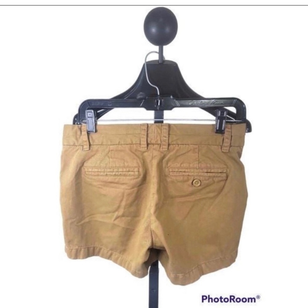 J.Crew Dark‎ Khaki 5" Chino Shorts Women's Size 2 - Picture 4 of 4